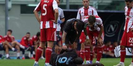 Napoli, che guaio! Lukaku si ferma contro l'Olympiacos