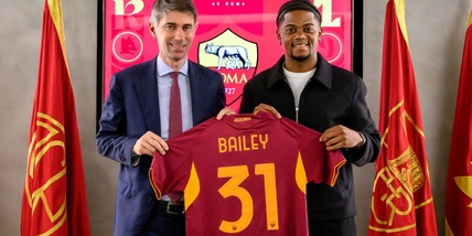 Bailey ufficiale alla Roma: cifre, formula e numero di maglia