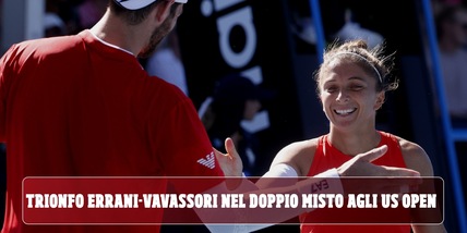 Us Open, Errani-Vavassori trionfano nel doppio misto