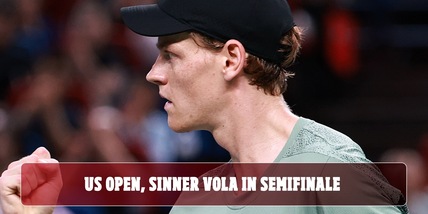 Troppo Sinner per Musetti, Jannik in semifinale