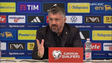 Gattuso: "Congratulazioni alle ragazze del volley"