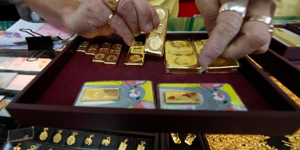 L'oro sale ancora, prezzo spot a 3.614 dollari