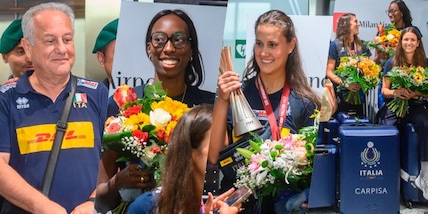 La Coppa del mondo è in Italia: che festa a Malpensa per le Azzurre di Velasco