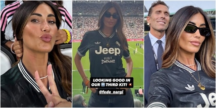 Federica Nargi veste solo Juve: la terza maglia debutta allo Stadium