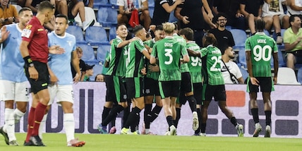 La Lazio di Sarri ko, gioia Sassuolo: colpo Grosso con assist dell'ex Juve