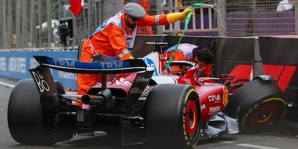 Leclerc a muro, Hamilton out in Q2: Ferrari, qualifiche shock in Azerbaigian