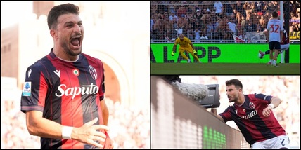 Orsolini, che show: decide Genoa-Bologna dopo 100'. Poi punta dritto la telecamera