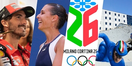 Bagnaia e Flavia Pennetta tra i teodofori di Milano-Cortina 2026