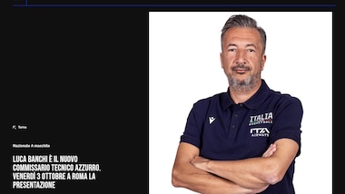 Ufficiale: Luca Banchi è il nuovo commissario tecnico dell'Italbasket