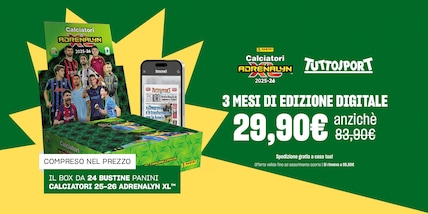 Tuttosport e Panini Calciatori 25-26 Adrenalyn XL™, che offerta!