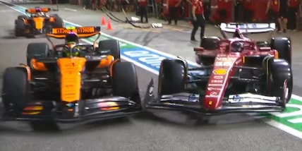 Leclerc, incidente con Norris ma niente penalità: cosa è successo a Singapore