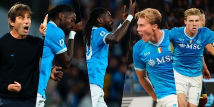 Napoli, Anguissa e Hojlund ribaltano il Genoa: Conte aggancia la Roma