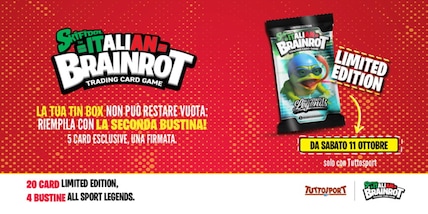 Skifidol Italian Brainrot, in arrivo in edicola la seconda bustina serie “All Sport Legends”