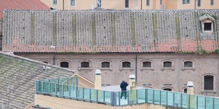 Crolla parte tetto carcere Regina Coeli, nessun ferito