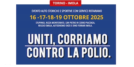 “Uniti, corriamo contro la polio” da Stupinigi ad Imola