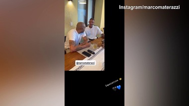 Materazzi-Adriano, che risate insieme!