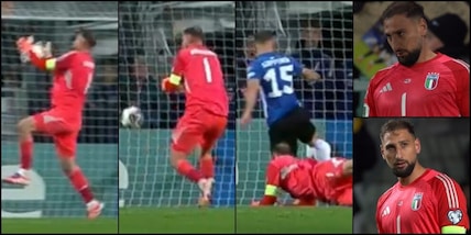 Donnarumma, papera clamorosa contro l'Estonia: lo sguardo dice tutto