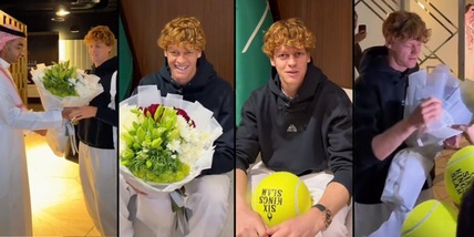 Sinner sbarca a Riad per il Six Kings Slam: "Felice di essere di nuovo qui"