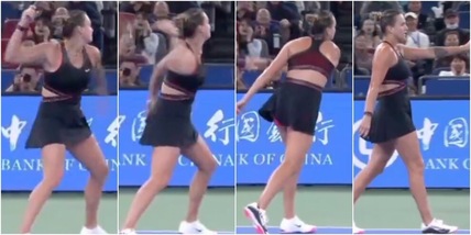 Bufera Sabalenka, a Wuhan gesto violento e fuori di testa: "Orribile e pericoloso", il commento è tutto