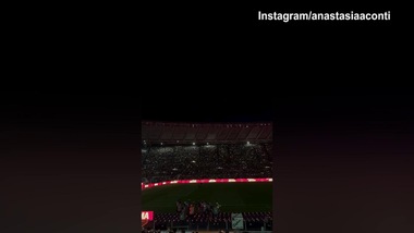 L'atmosfera incredibile dell'Olimpico per Roma-Inter