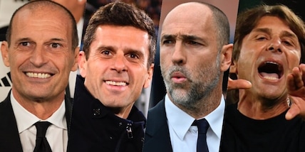 Serie A, classifica a confronto: Tudor-Motta, il dato clamoroso dice tutto! Allegri e Conte...