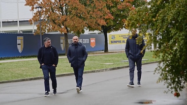 Parma, Gattuso in visita a Collecchio con il suo staff