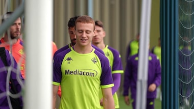 Fiorentina al lavoro prima della trasferta a Vienna