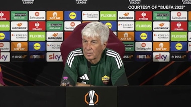 Gasperini sull'arbitro di Roma-Viktoria Plzen: "Giuro che non lo sapevo"
