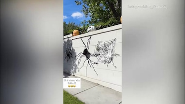 Diamanti, che sfida coi vicini per Halloween