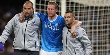 De Bruyne, paura Napoli: si teme un lungo stop. E Conte torna alla squadra Scudetto