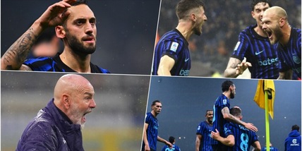 Calhanoglu super, Sucic da incanto: l'Inter travolge la Fiorentina
