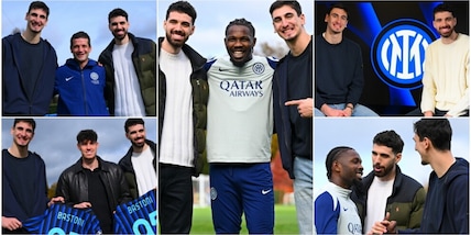 Il rientro di Thuram e la visita dei campioni del volley: l'Inter si allena così