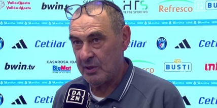 Lamento Sarri: "Pisa con due giorni di riposo in più. Lazio, non posso cambiare nessuno"