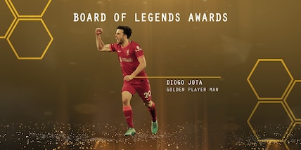 European Golden Boy: il Board delle Leggende omaggia Diogo Jota