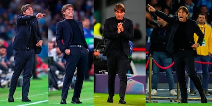 Conte scatenato, incredulo e mai seduto: Napoli bloccato in Champions