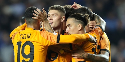 La Roma batte il Rangers 2-0: decidono Soulè e Pellegrini, Gasperini esulta