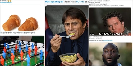 Tortellini e babà, Bologna indigesta per Conte e il Napoli: social tra ironia e rabbia