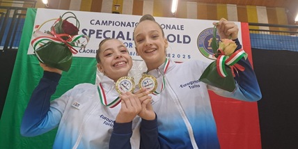 Eurogymnica vince tre Titoli Italiani, Capriolo due volte più Ciobanu