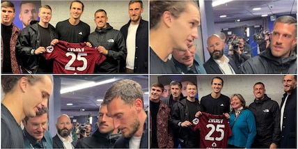 Zverev e il Torino: l'incontro con i calciatori granata alle ATP Finals