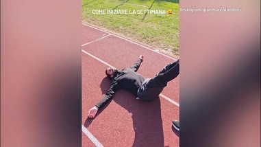 La settimana di Tamberi inizia così