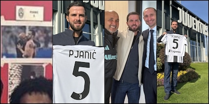 Pjanic ritorna alla Juve e da Spalletti: quella foto sull'armadietto e l'abbraccio con Chiellini