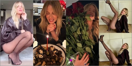 Alessia Marcuzzi, compleanno da 'boss' tra gelatini, brindisi e rose rosse