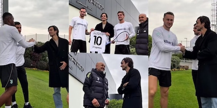 Musetti, dalle Finals alla Continassa: l'incontro con la Juve di Spalletti è virale