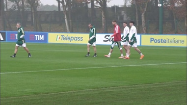 Italia, l'allenamento degli Azzurri