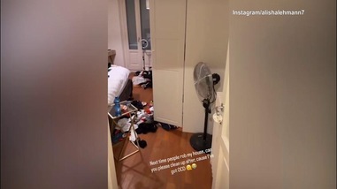 Alisha Lehmann sfida i ladri che le hanno svaligiato la casa