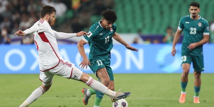Mondiali: l'Iraq batte 2-1 gli Emirati Arabi e accede ai playoff