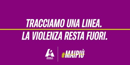 Rosso a centrocampo, Serie A Women contro la violenza di genere