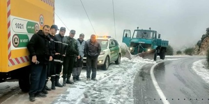 In Algeria segnalate le prime nevicate dopo mesi di siccità