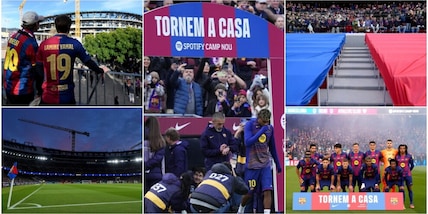Il Barcellona torna a casa: le immagini del nuovo Camp Nou
