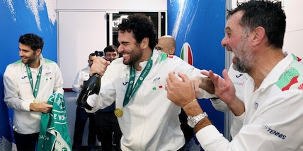 Berrettini esulta: "In azzurro vado a mille. Bello ispirare i bambini"